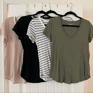 Abercrombie & Fitch Soft Tees (4)